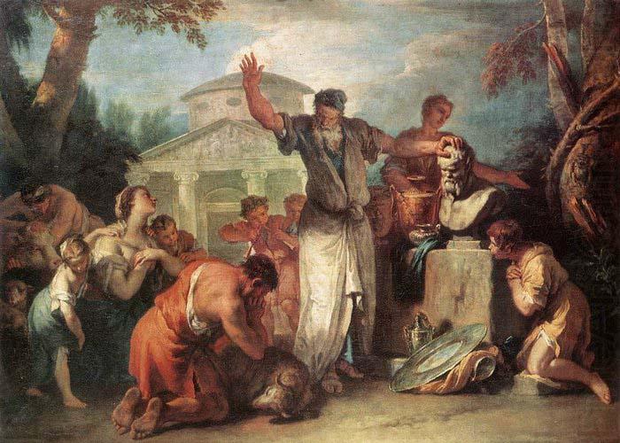 Sacrifice to Silenus, RICCI, Marco